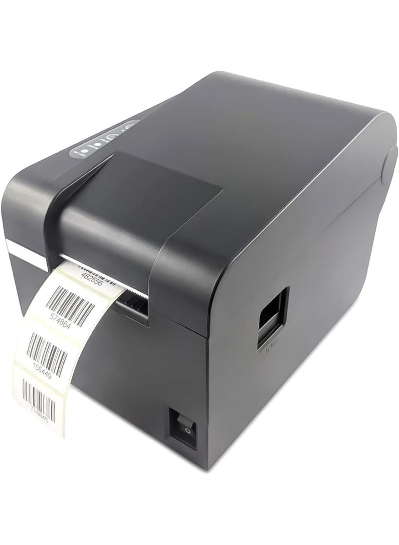 Barcode Label Rolls - Adhesive Labels For Barcode Printers, Set Of 4 Roll Size 2.5 CM X 5 CM, Each Roll Contains 1300 Labels, Easy Peel & Labeling Stickers - Image 4